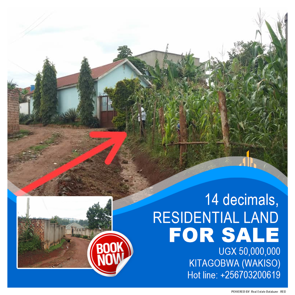 Residential Land  for sale in Kitagobwa Wakiso Uganda, code: 179134