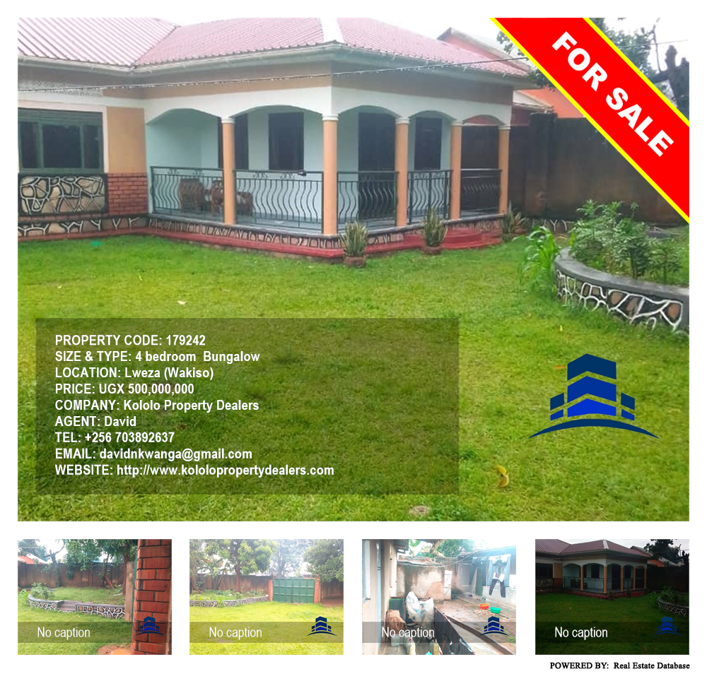 4 bedroom Bungalow  for sale in Lweza Wakiso Uganda, code: 179242