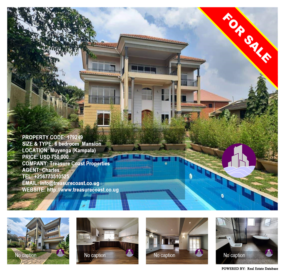 6 bedroom Mansion  for sale in Muyenga Kampala Uganda, code: 179249