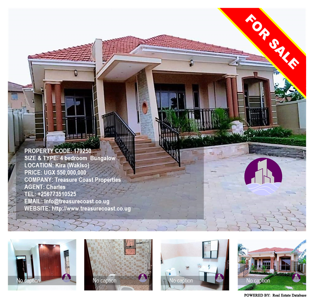 4 bedroom Bungalow  for sale in Kira Wakiso Uganda, code: 179250