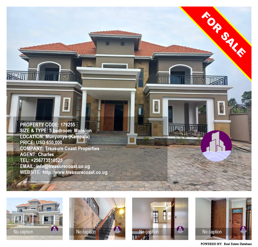 5 bedroom Mansion  for sale in Munyonyo Kampala Uganda, code: 179255