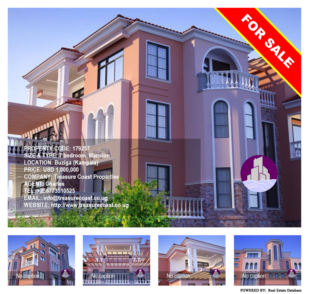 7 bedroom Mansion  for sale in Buziga Kampala Uganda, code: 179257