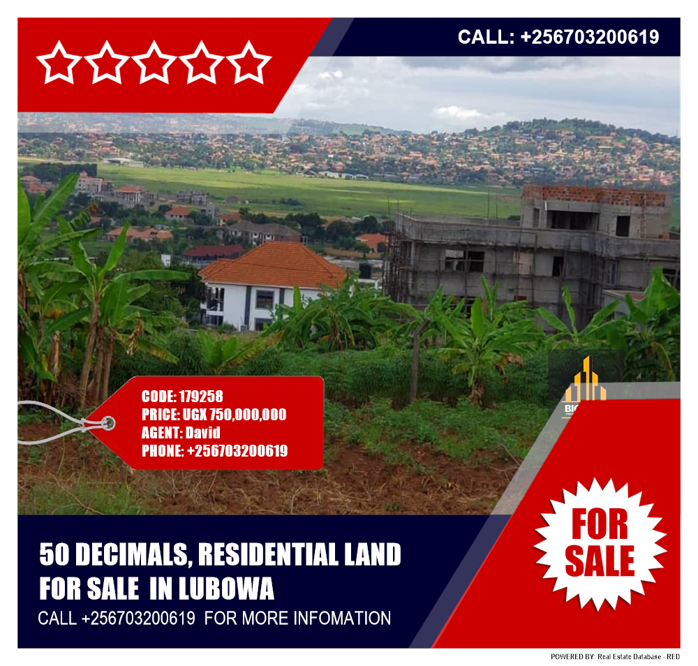 Residential Land  for sale in Lubowa Wakiso Uganda, code: 179258