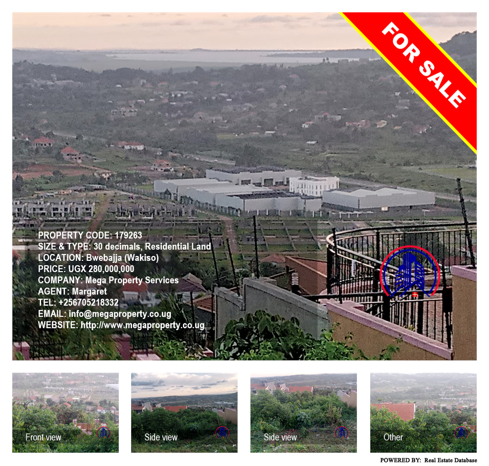 Residential Land  for sale in Bwebajja Wakiso Uganda, code: 179263