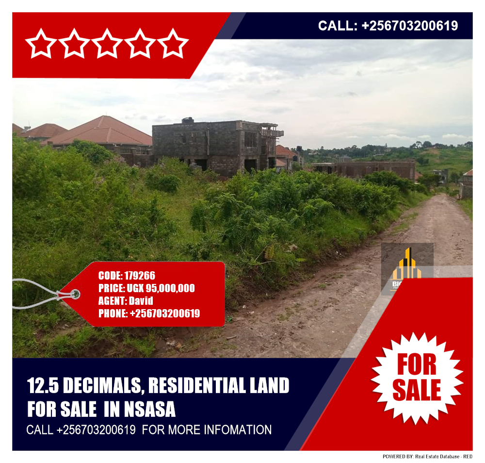 Residential Land  for sale in Nsasa Wakiso Uganda, code: 179266