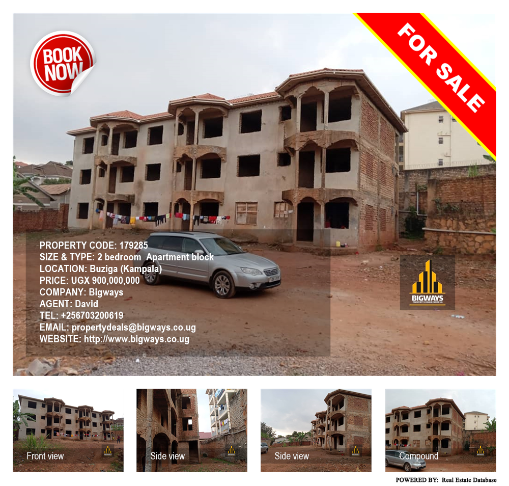 2 bedroom Apartment block  for sale in Buziga Kampala Uganda, code: 179285