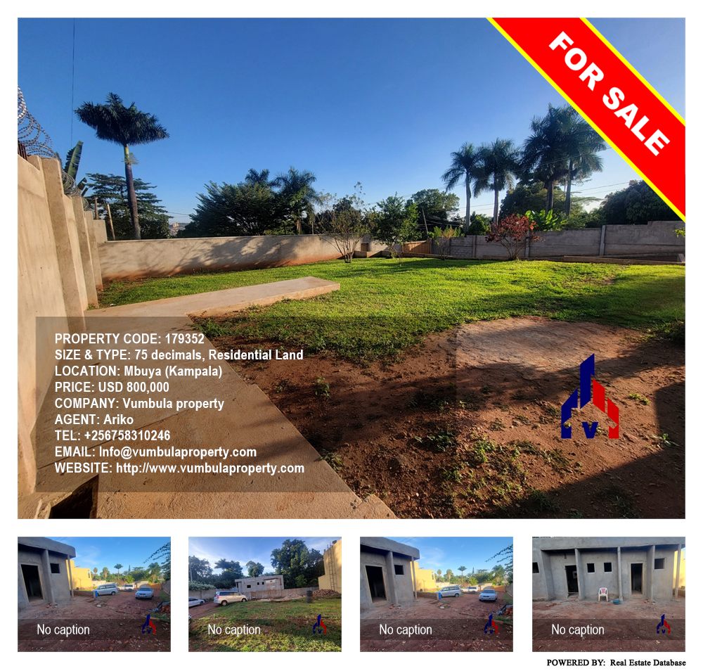 Residential Land  for sale in Mbuya Kampala Uganda, code: 179352