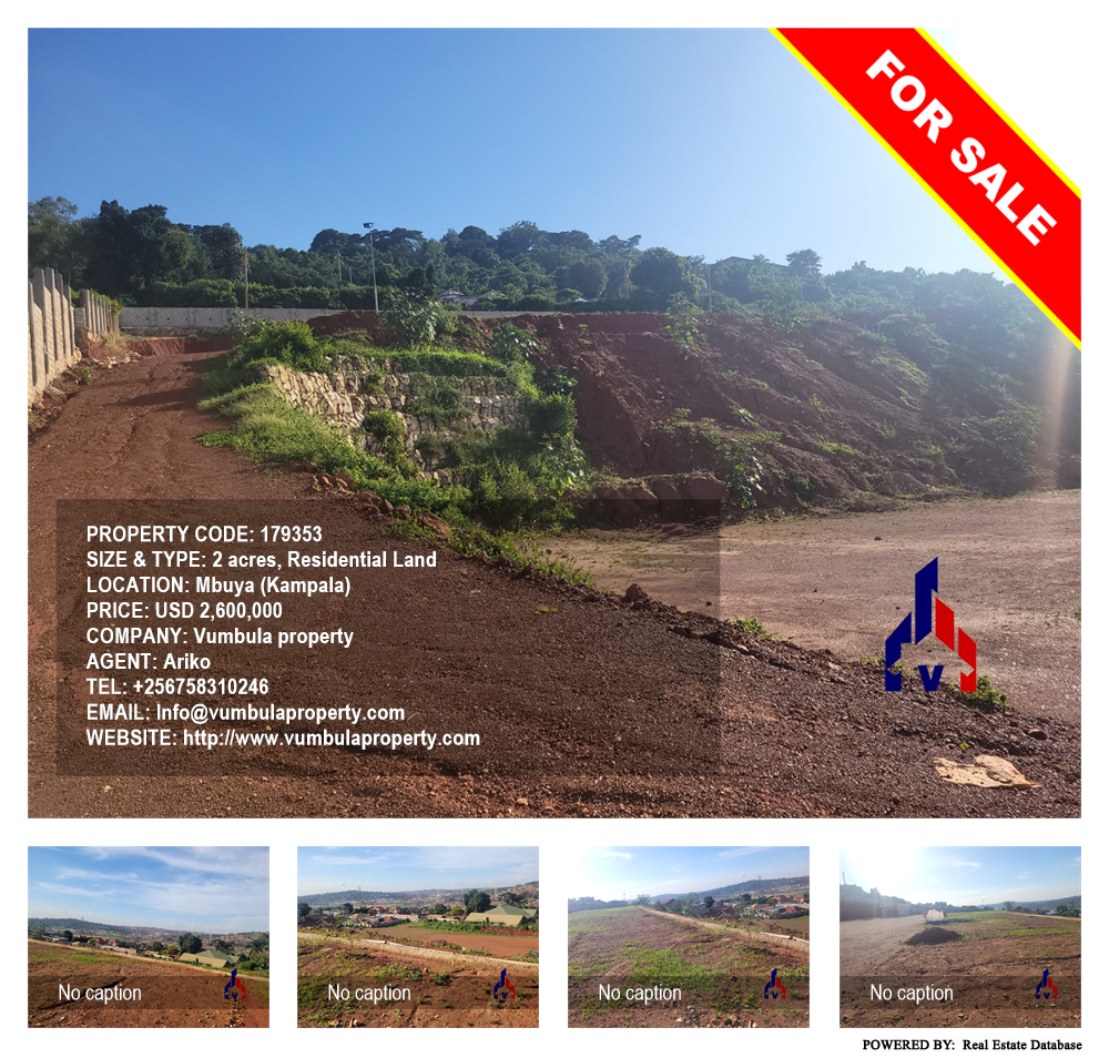 Residential Land  for sale in Mbuya Kampala Uganda, code: 179353