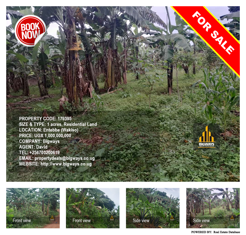 Residential Land  for sale in Entebbe Wakiso Uganda, code: 179395