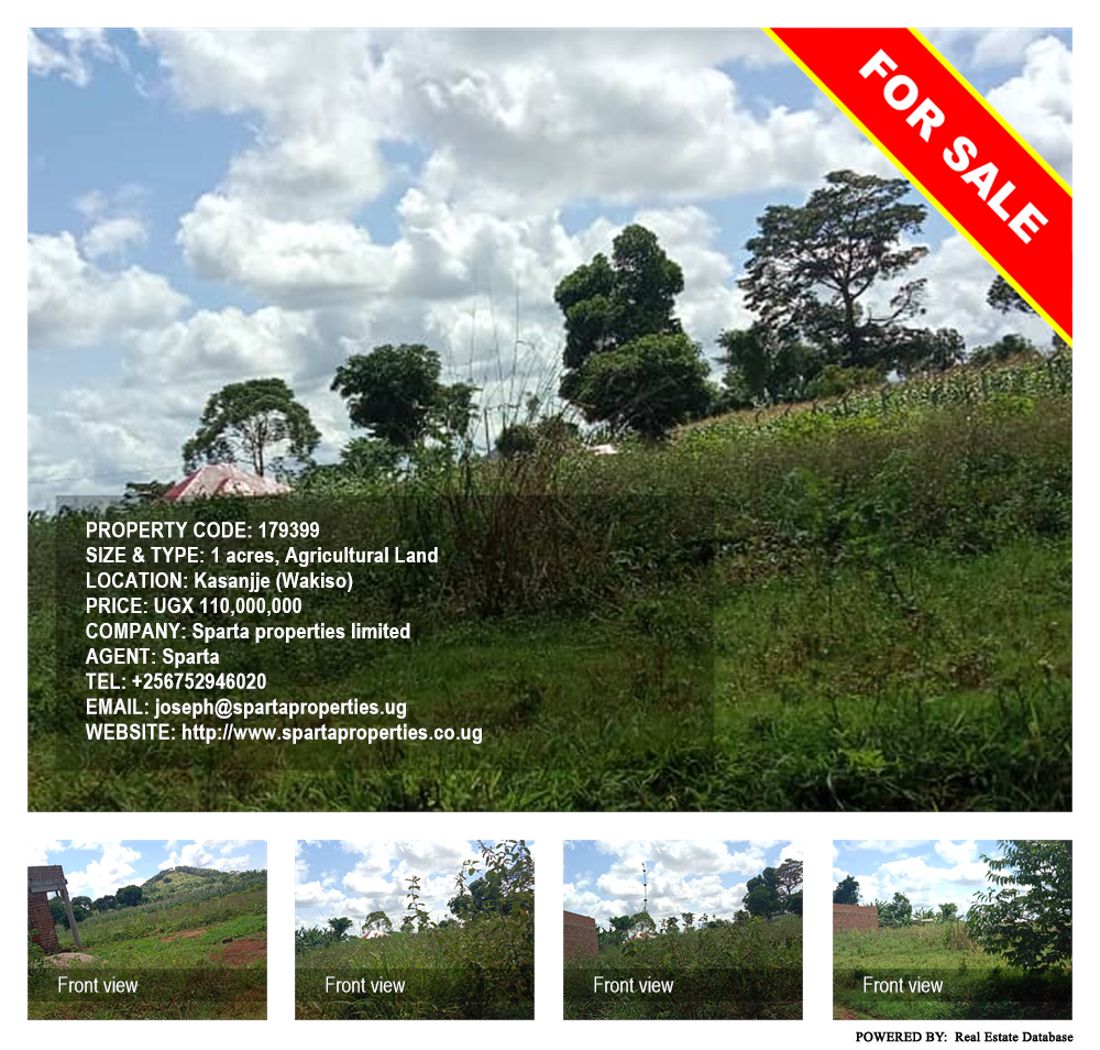 Agricultural Land  for sale in Kasanjje Wakiso Uganda, code: 179399