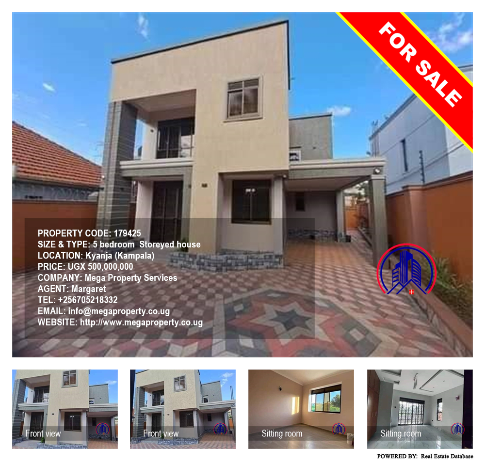 5 bedroom Storeyed house  for sale in Kyanja Kampala Uganda, code: 179425