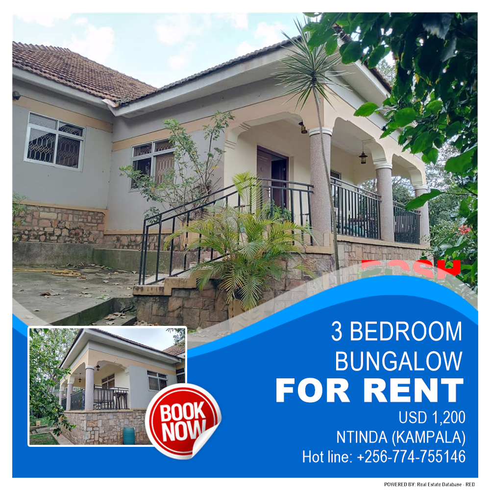 3 bedroom Bungalow  for rent in Ntinda Kampala Uganda, code: 179467