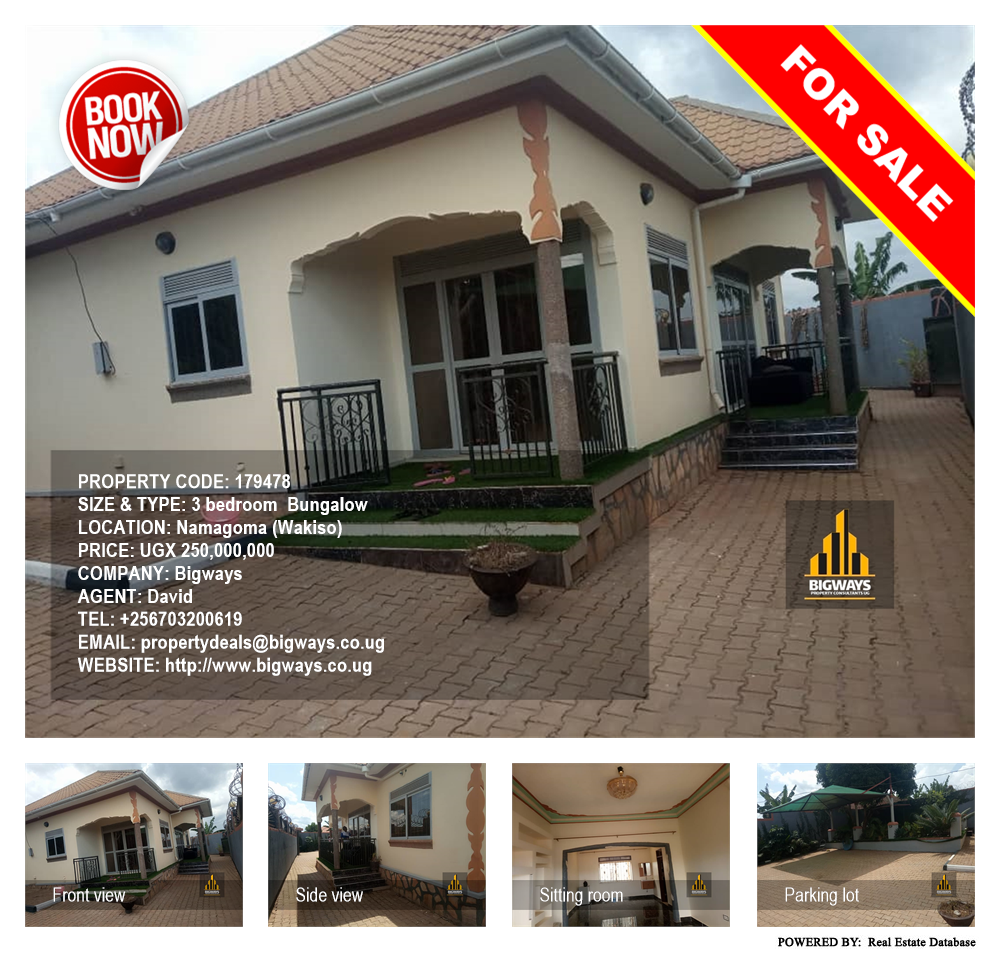 3 bedroom Bungalow  for sale in Namagoma Wakiso Uganda, code: 179478