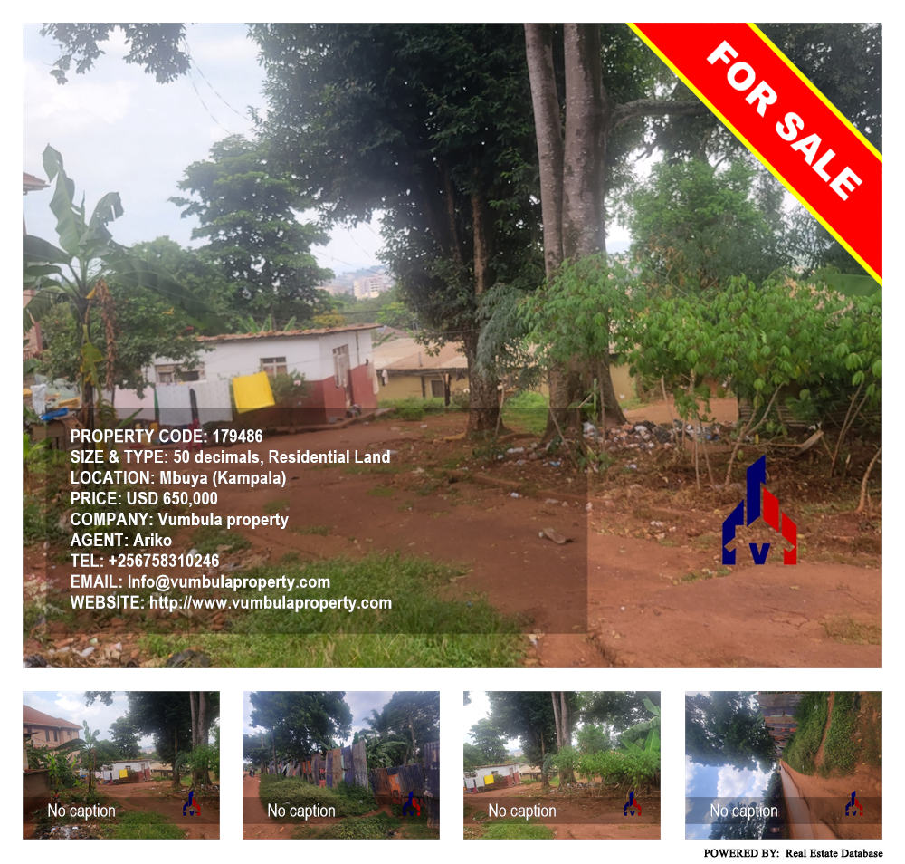 Residential Land  for sale in Mbuya Kampala Uganda, code: 179486