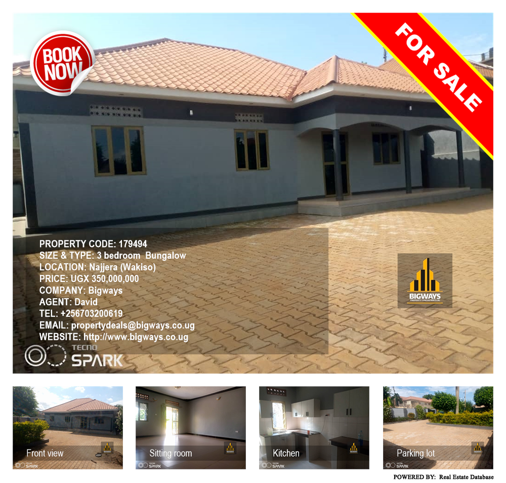 3 bedroom Bungalow  for sale in Najjera Wakiso Uganda, code: 179494