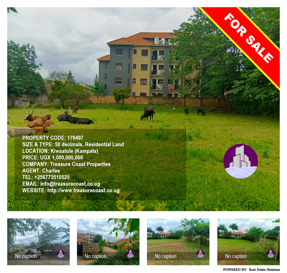 Residential Land  for sale in Kiwaatule Kampala Uganda, code: 179497