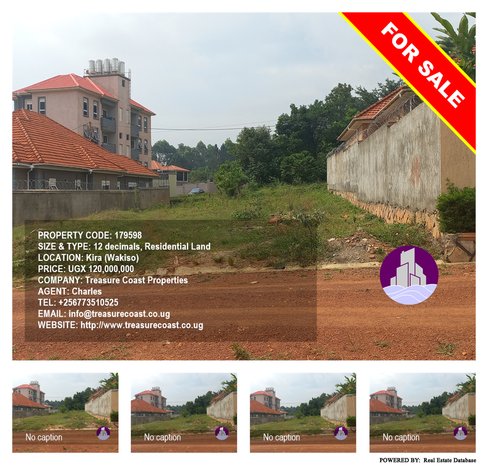 Residential Land  for sale in Kira Wakiso Uganda, code: 179598