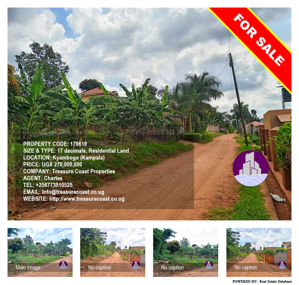 Residential Land  for sale in Kyambogo Kampala Uganda, code: 179619