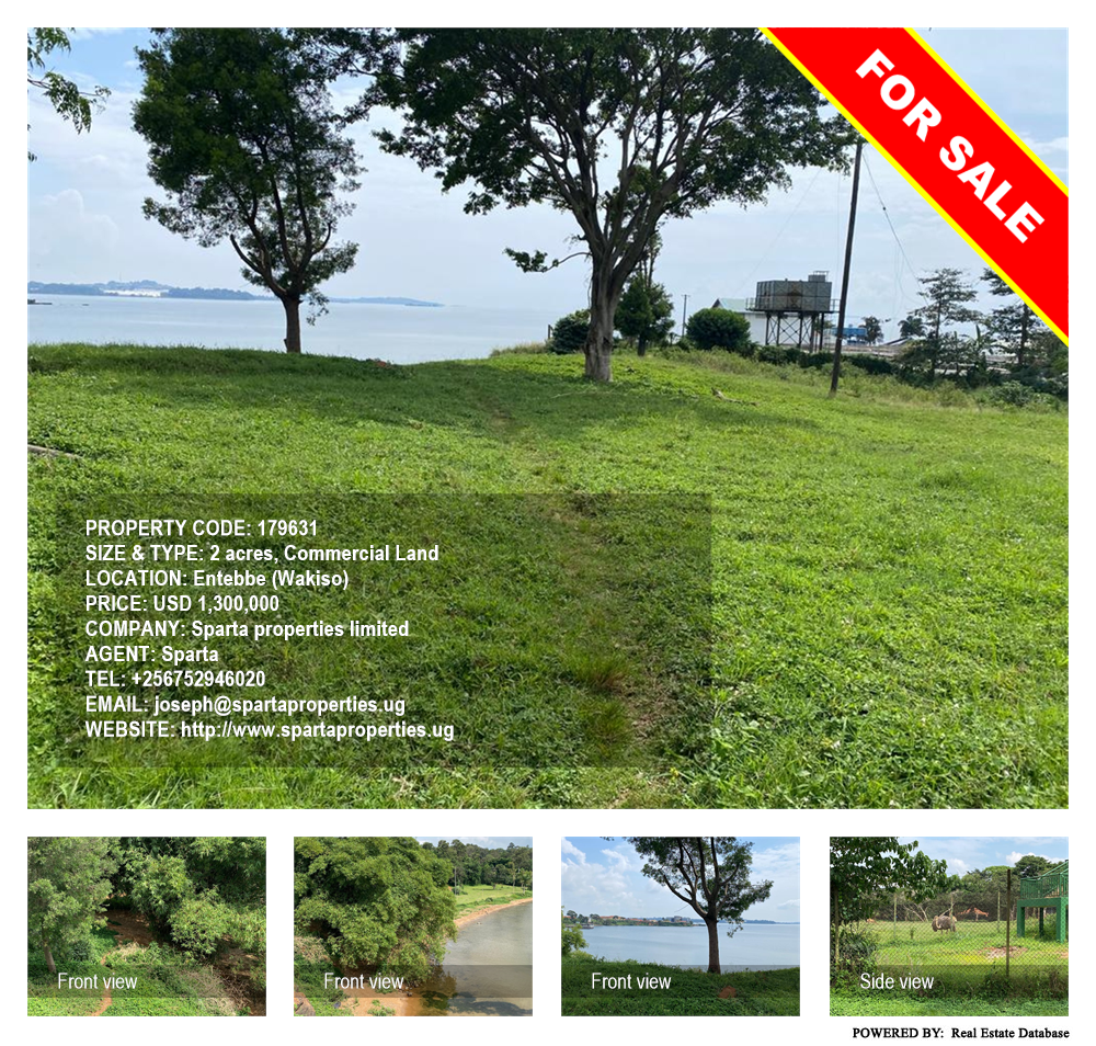 Commercial Land  for sale in Entebbe Wakiso Uganda, code: 179631