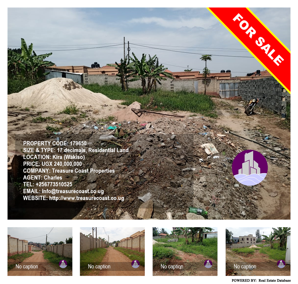 Residential Land  for sale in Kira Wakiso Uganda, code: 179650