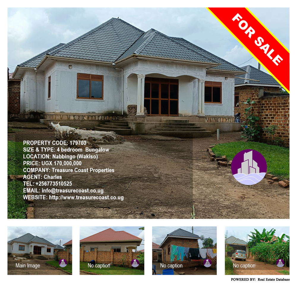 4 bedroom Bungalow  for sale in Nabbingo Wakiso Uganda, code: 179703