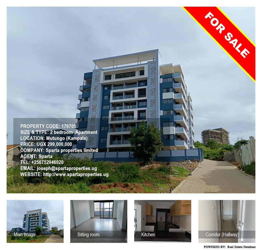 2 bedroom Apartment  for sale in Mutungo Kampala Uganda, code: 179705