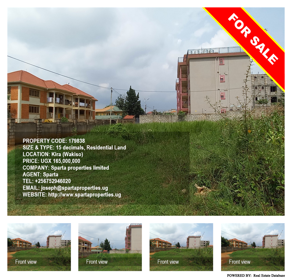 Residential Land  for sale in Kira Wakiso Uganda, code: 179838