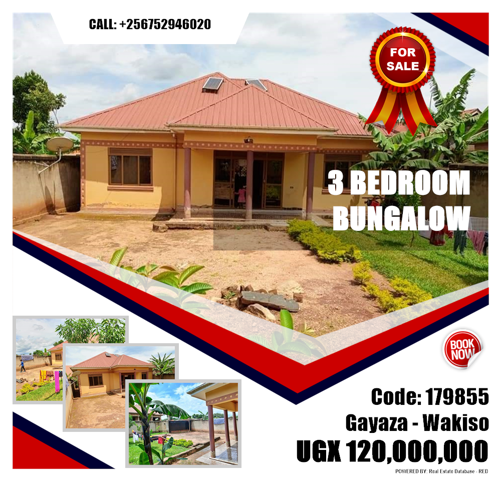 3 bedroom Bungalow  for sale in Gayaza Wakiso Uganda, code: 179855