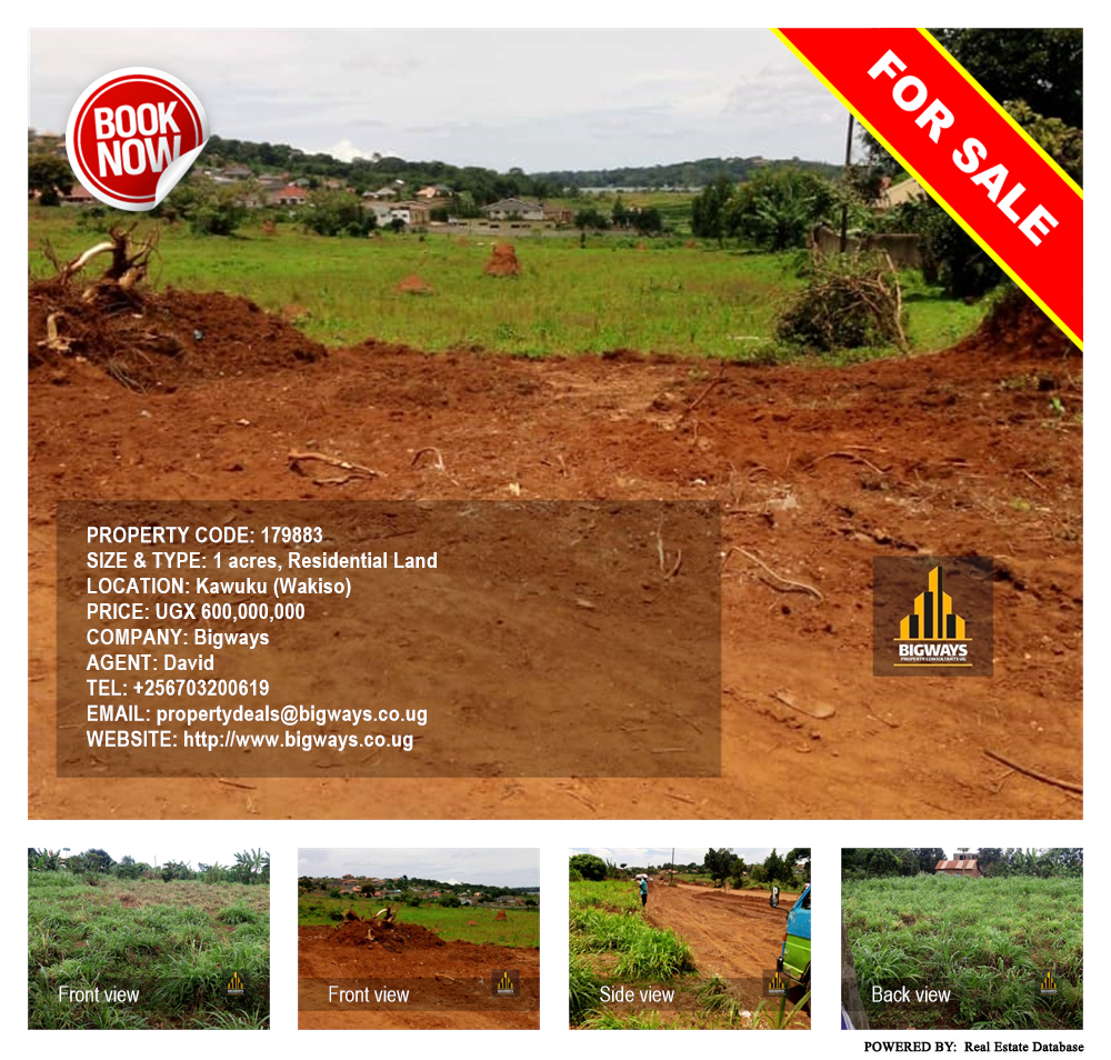 Residential Land  for sale in Kawuku Wakiso Uganda, code: 179883