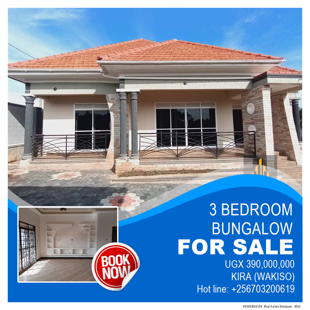 3 bedroom Bungalow  for sale in Kira Wakiso Uganda, code: 179894