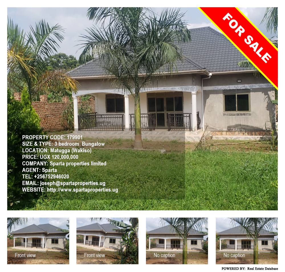 3 bedroom Bungalow  for sale in Matugga Wakiso Uganda, code: 179901