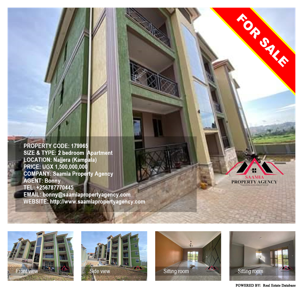 2 bedroom Apartment  for sale in Najjera Kampala Uganda, code: 179965