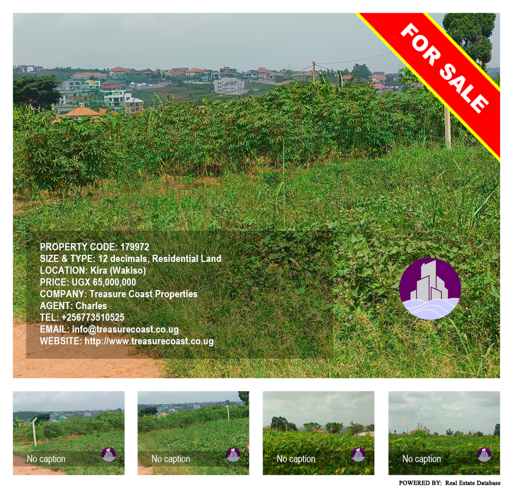 Residential Land  for sale in Kira Wakiso Uganda, code: 179972