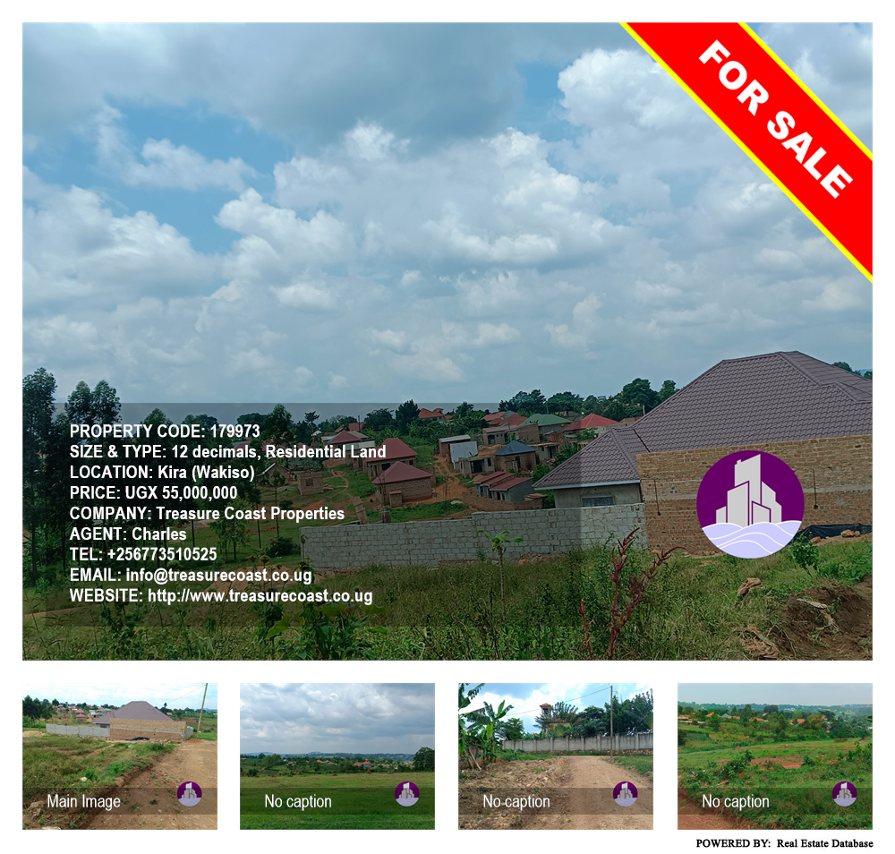 Residential Land  for sale in Kira Wakiso Uganda, code: 179973