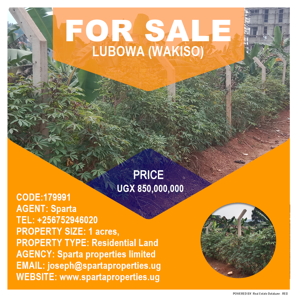 Residential Land  for sale in Lubowa Wakiso Uganda, code: 179991