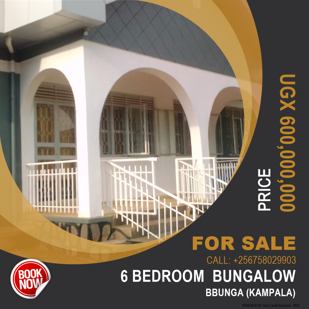 6 bedroom Bungalow  for sale in Bbunga Kampala Uganda, code: 179993