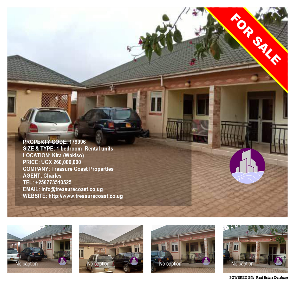 1 bedroom Rental units  for sale in Kira Wakiso Uganda, code: 179996