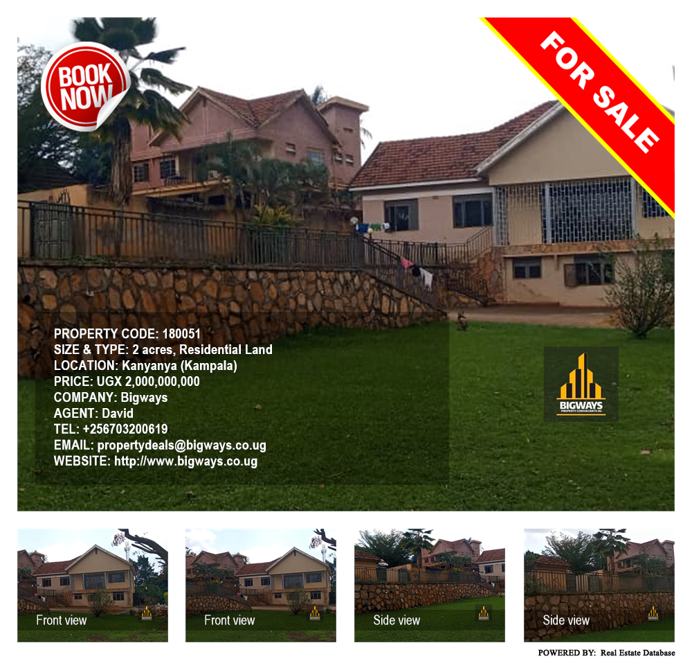 Residential Land  for sale in Kanyanya Kampala Uganda, code: 180051