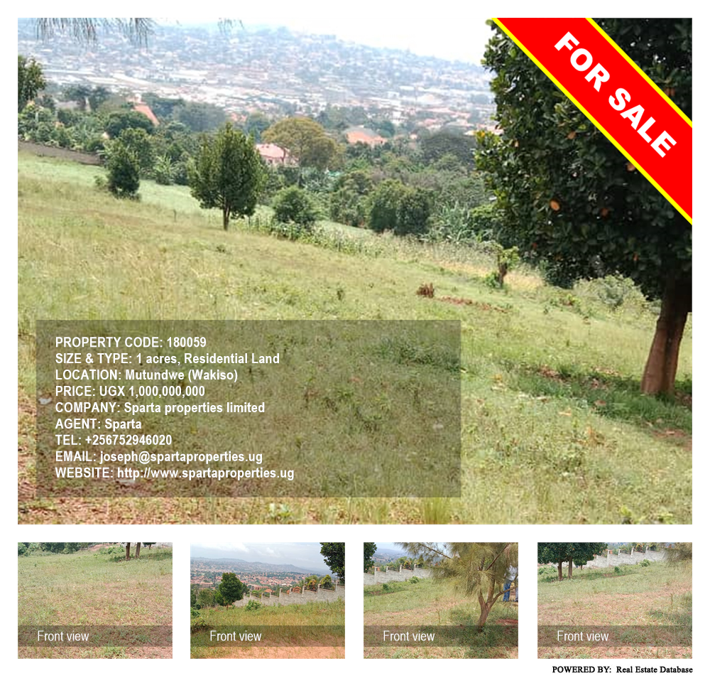 Residential Land  for sale in Mutundwe Wakiso Uganda, code: 180059