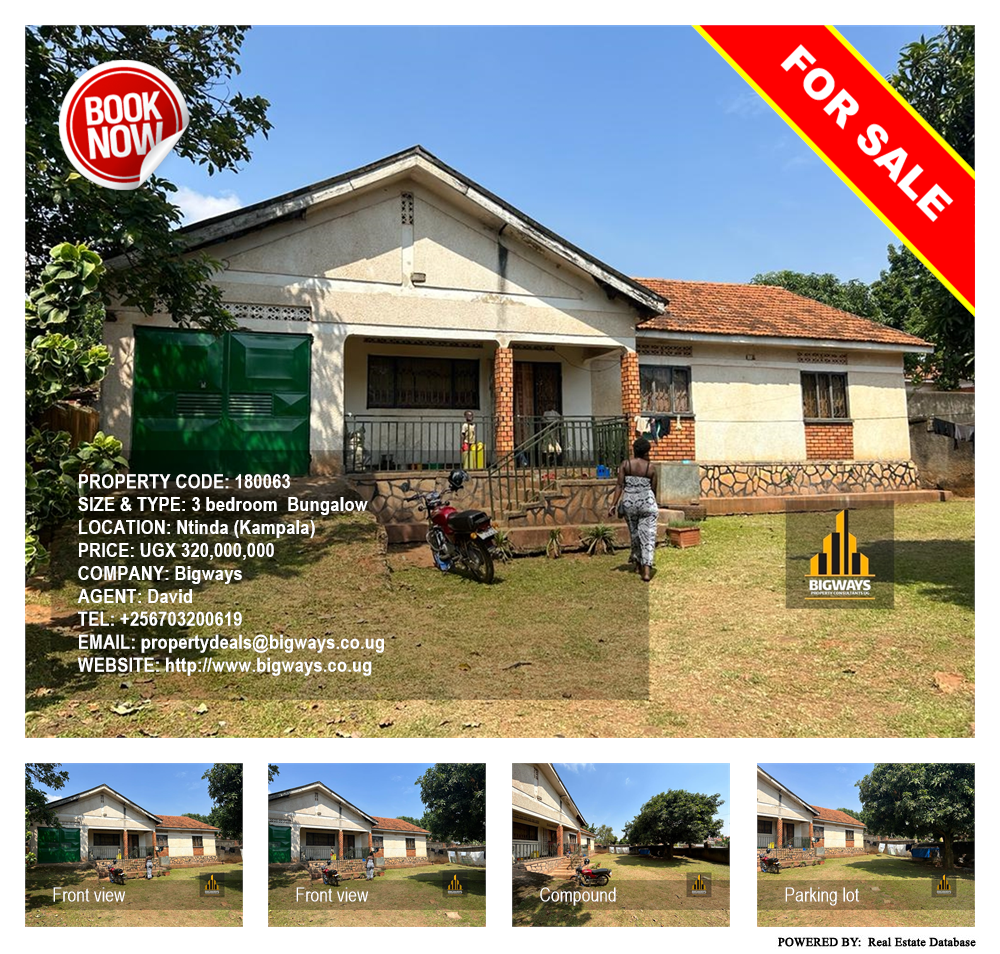 3 bedroom Bungalow  for sale in Ntinda Kampala Uganda, code: 180063