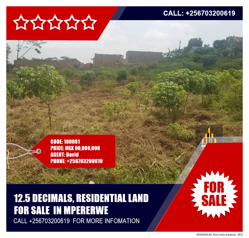 Residential Land  for sale in Mpererwe Kampala Uganda, code: 180081