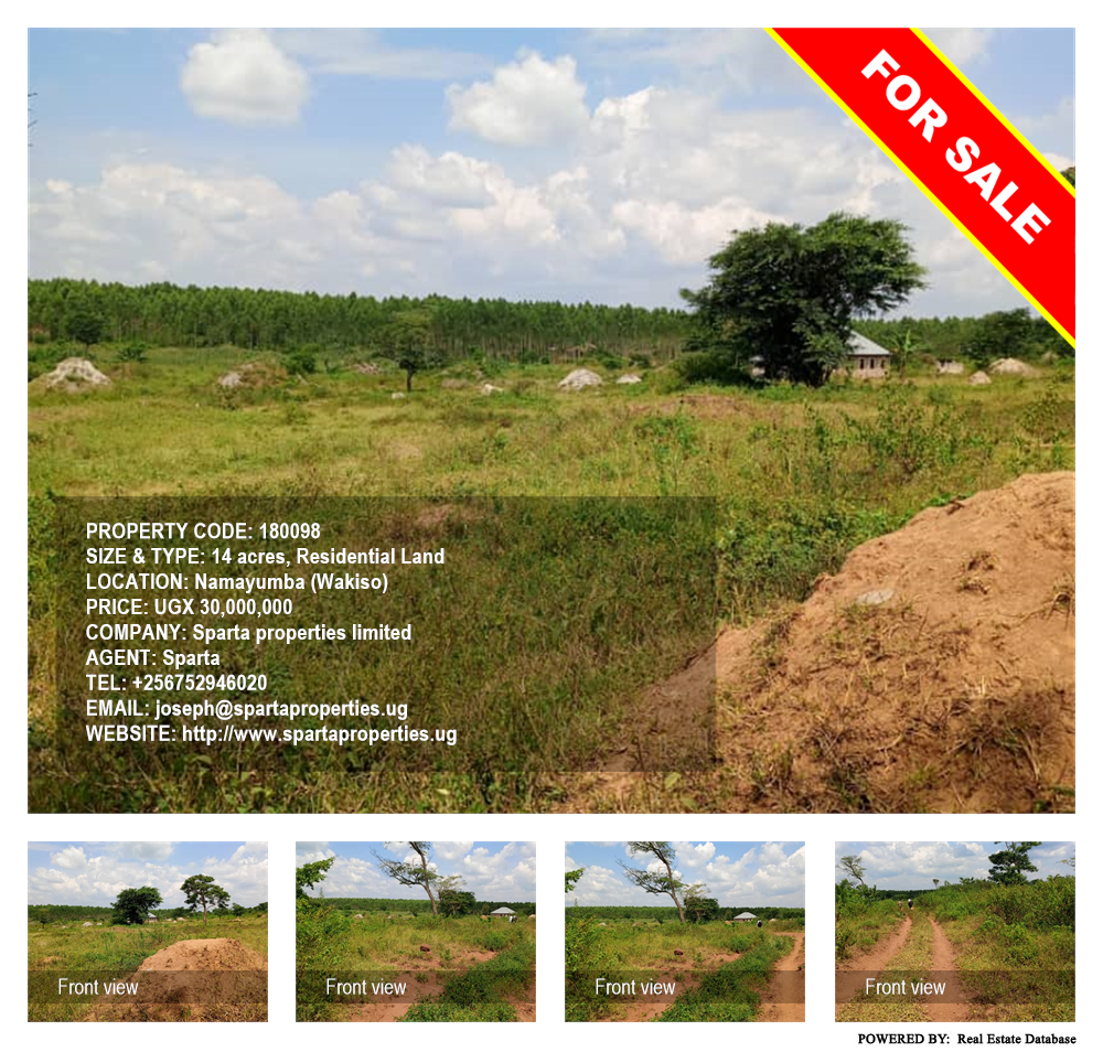 Residential Land  for sale in Namayumba Wakiso Uganda, code: 180098