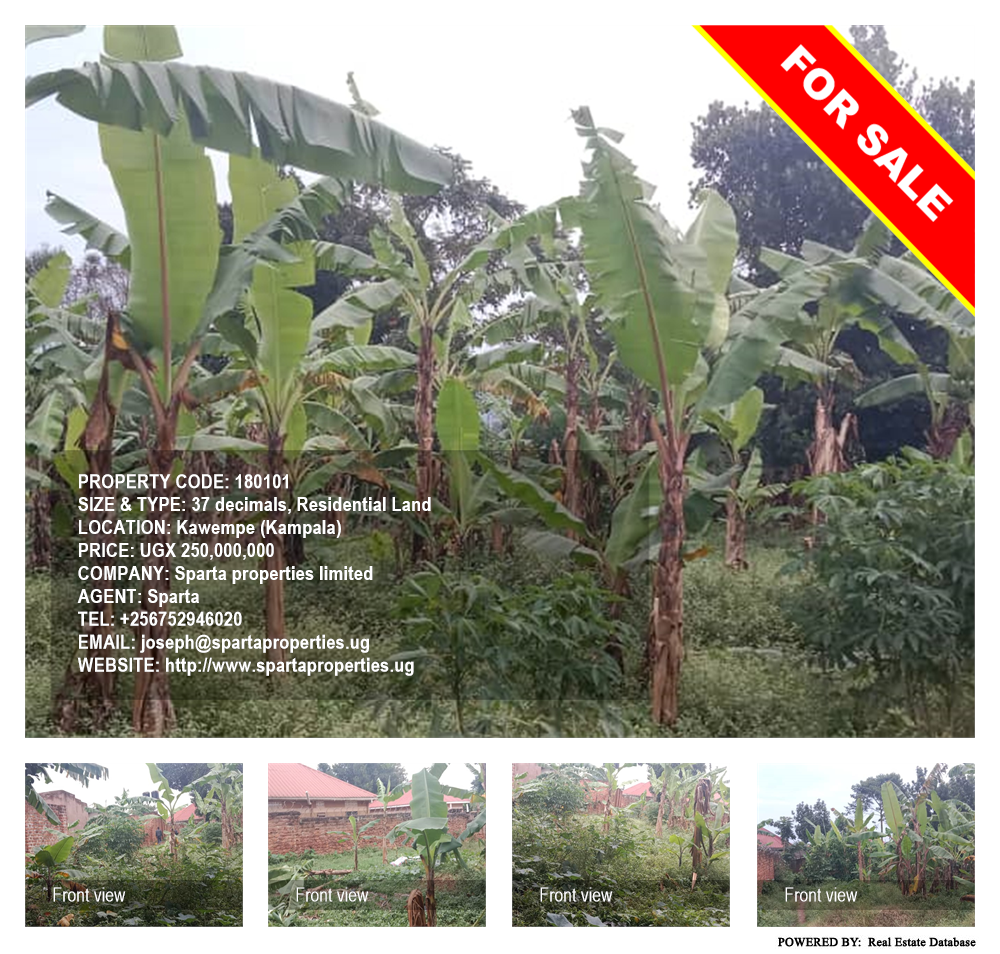 Residential Land  for sale in Kawempe Kampala Uganda, code: 180101