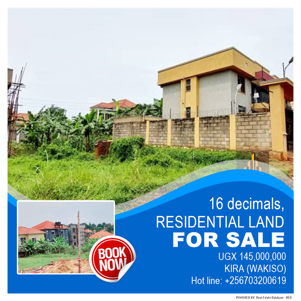Residential Land  for sale in Kira Wakiso Uganda, code: 180104
