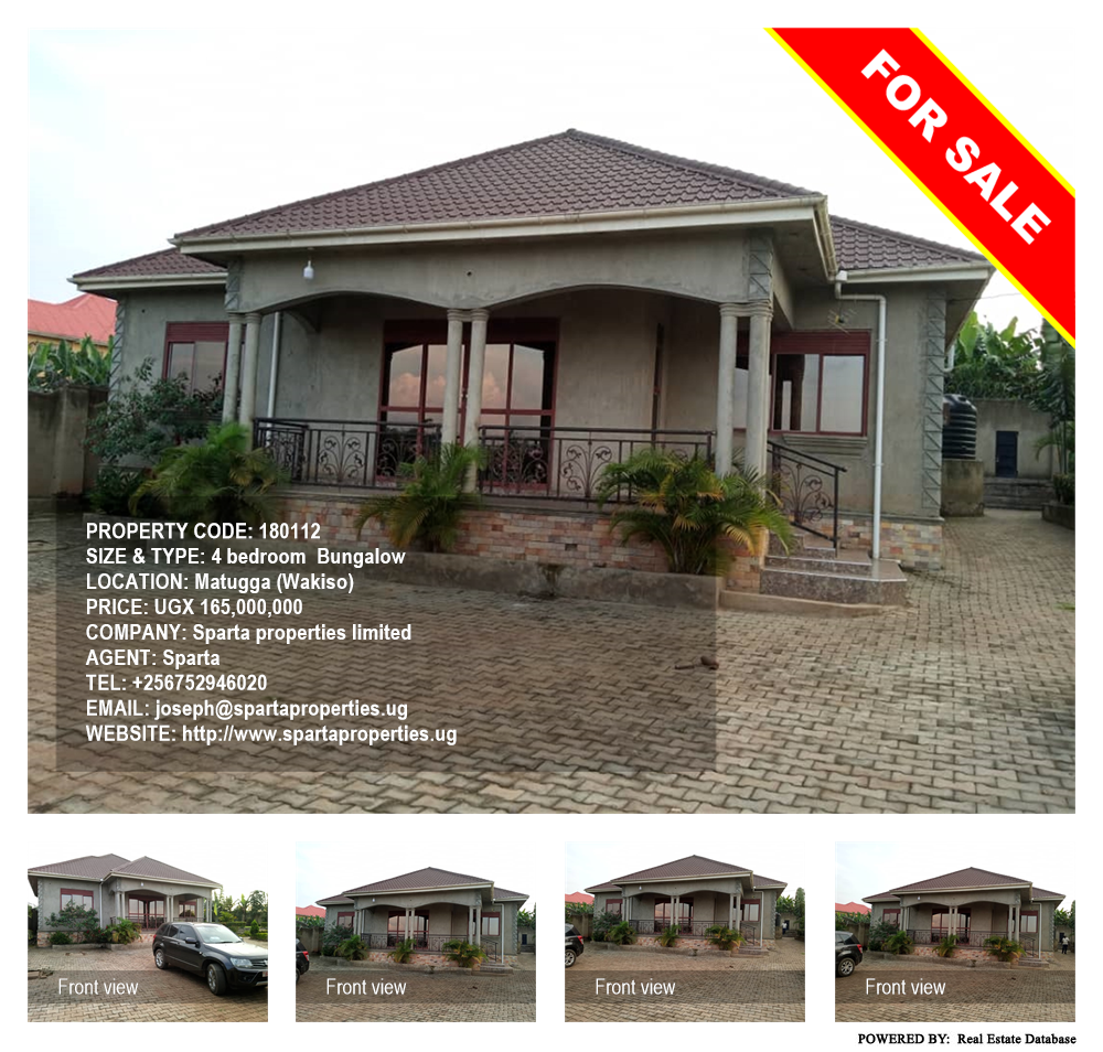 4 bedroom Bungalow  for sale in Matugga Wakiso Uganda, code: 180112