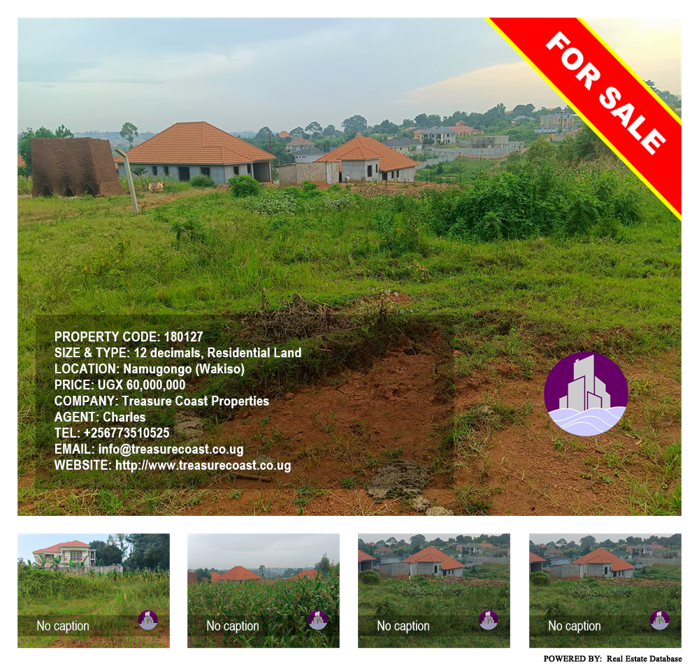 Residential Land  for sale in Namugongo Wakiso Uganda, code: 180127