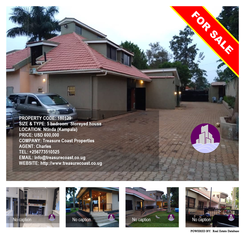 5 bedroom Storeyed house  for sale in Ntinda Kampala Uganda, code: 180129