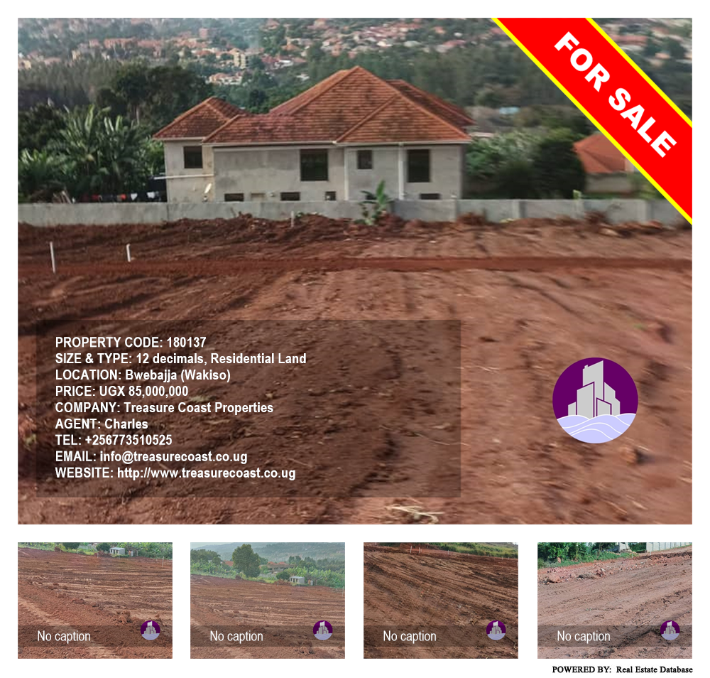 Residential Land  for sale in Bwebajja Wakiso Uganda, code: 180137