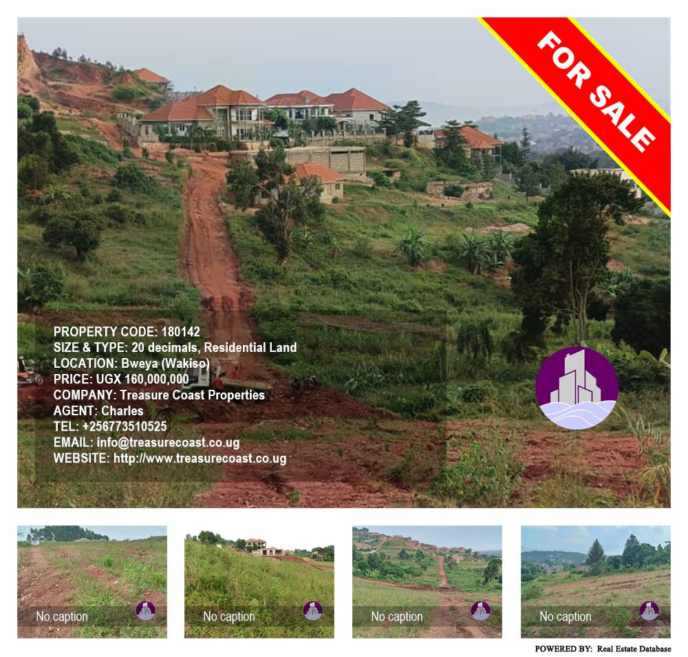 Residential Land  for sale in Bweya Wakiso Uganda, code: 180142