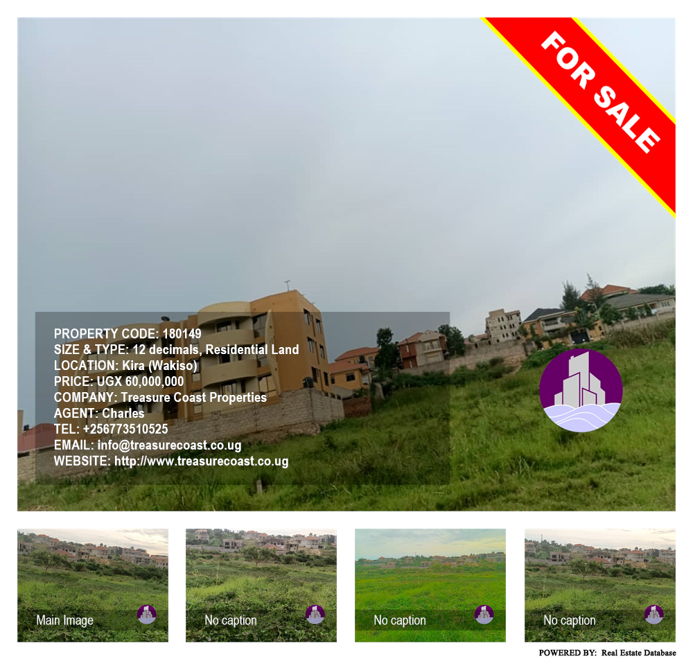Residential Land  for sale in Kira Wakiso Uganda, code: 180149